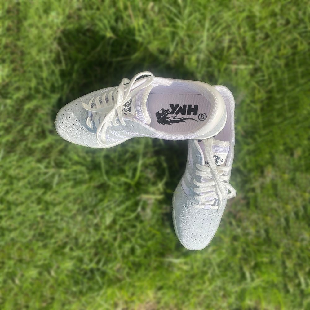 digital sublimation grey white suede leather shoes sneakers kicks tennis shoes white stripes